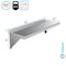 Amgood 10 in. x 36 in. Stainless Steel Wall Shelf AMG WS-1036 - alternate 3